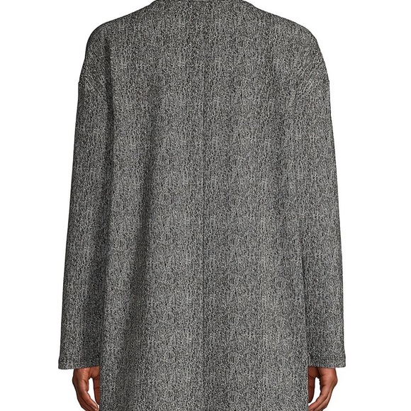 H HALSTON Herringbone Open-Front Jacket Size: M - Picture 3 of 7